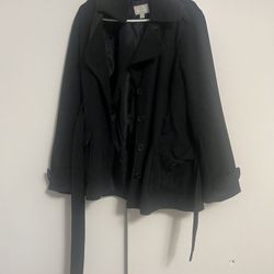 Black Pea Coat 