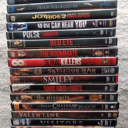 $2 ea or 2/$3, Horror Movies/DVDs