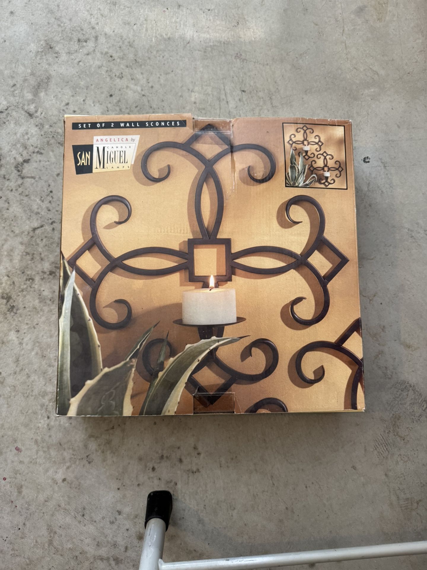 Brand New Set of 2 Wall Sconces – Elegant Candle Holders