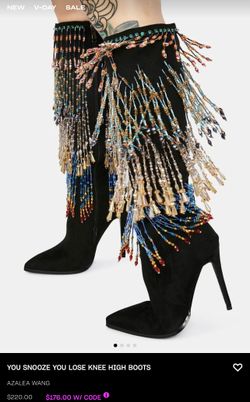 New Azalea Wang Beaded Fringe Size 7.5