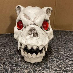 Halloween Plastic Dog Head Decor