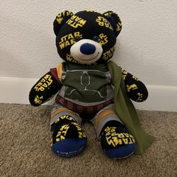 Build A Bear Star Wars 16” Boba Fett Teddy Bear Plush
