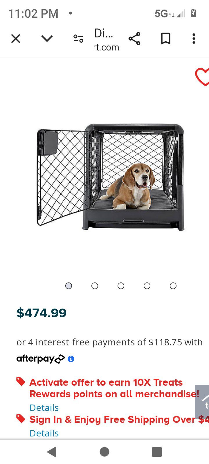 Portable Travel Dog Crate 