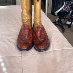Cowboy Ostrich Boots
