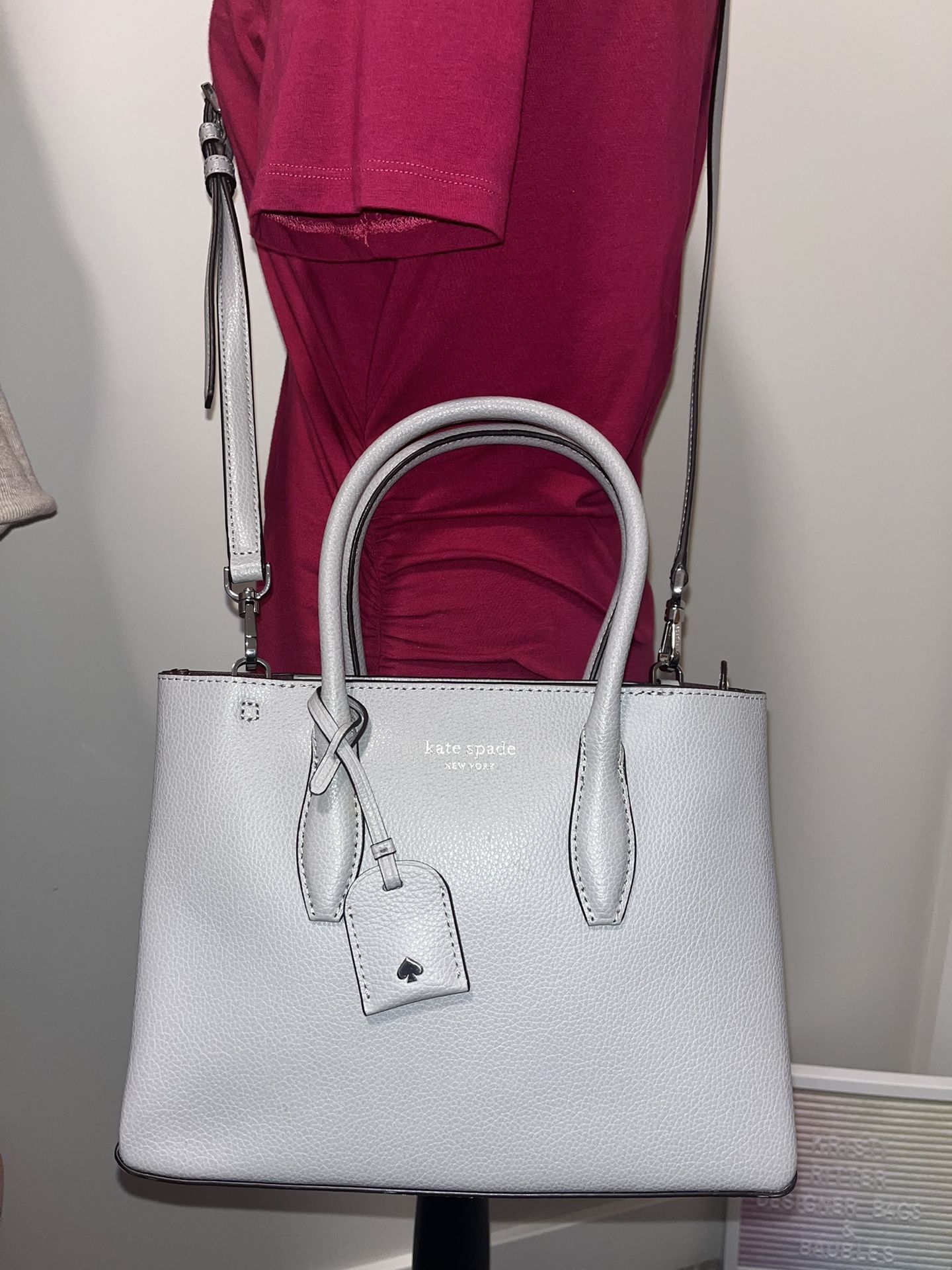 Kate Spade Eva Tote In Grey