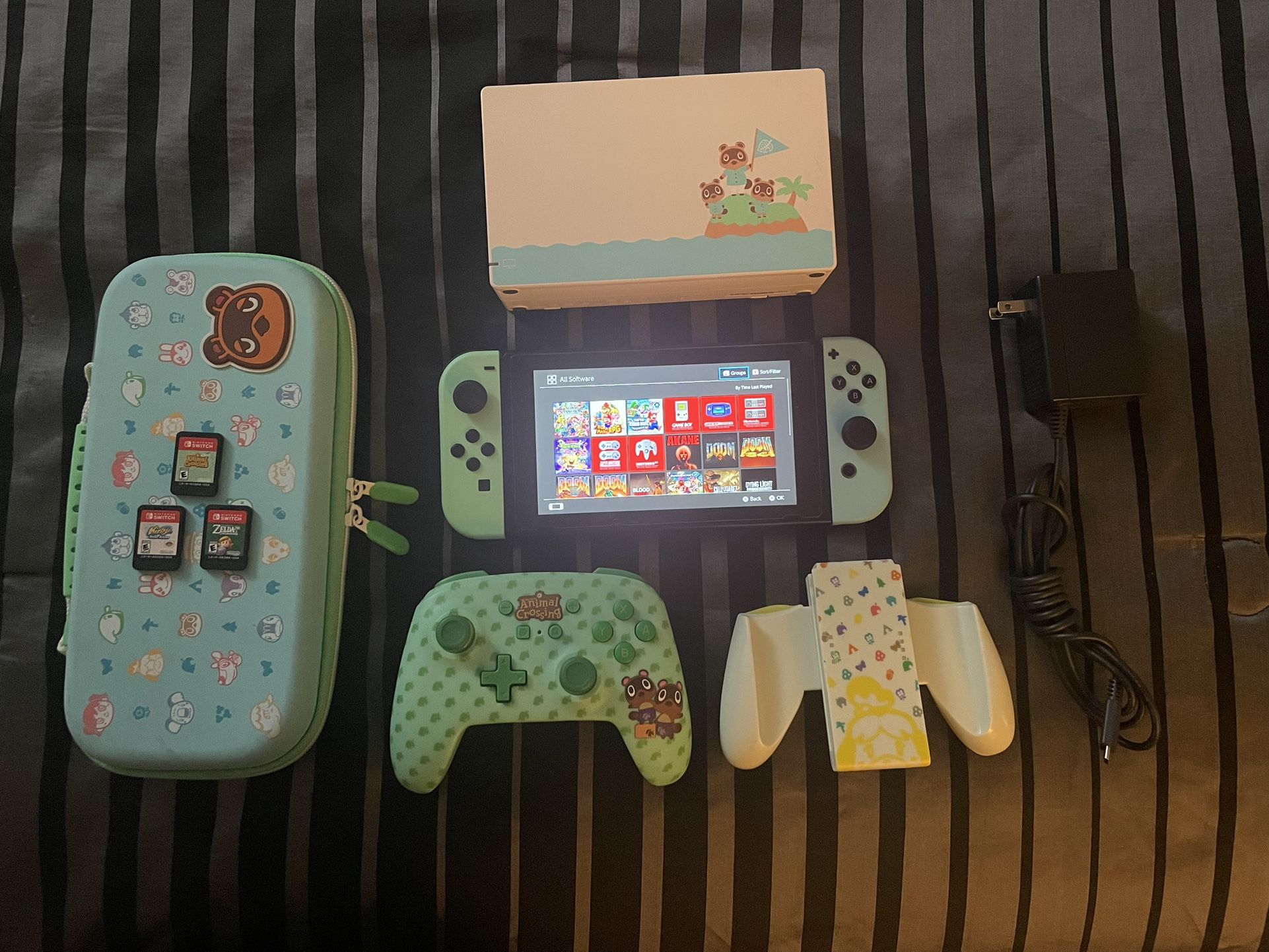 Nintendo Switch Animal Crossing Edition Bundle for Sale in Tolleson, AZ
