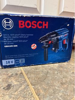 Bosch new 3/4” rotary hammer