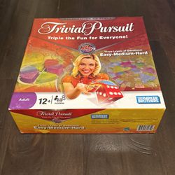 TRIVIAL PURSUIT- Used- Good condition - Instruction Sheet Included
