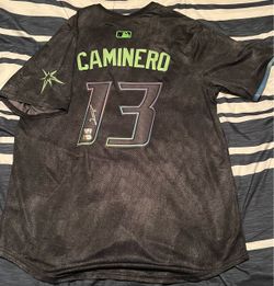 Fanatics Junior Caminero signed City Connect Jersey