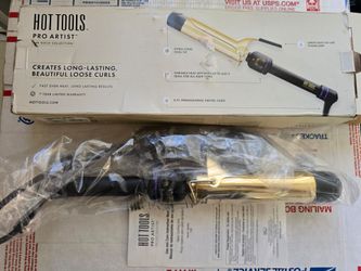 Hot Tools Pro Artist 24K Gold 1-1/2" Curling Iron – Like-New