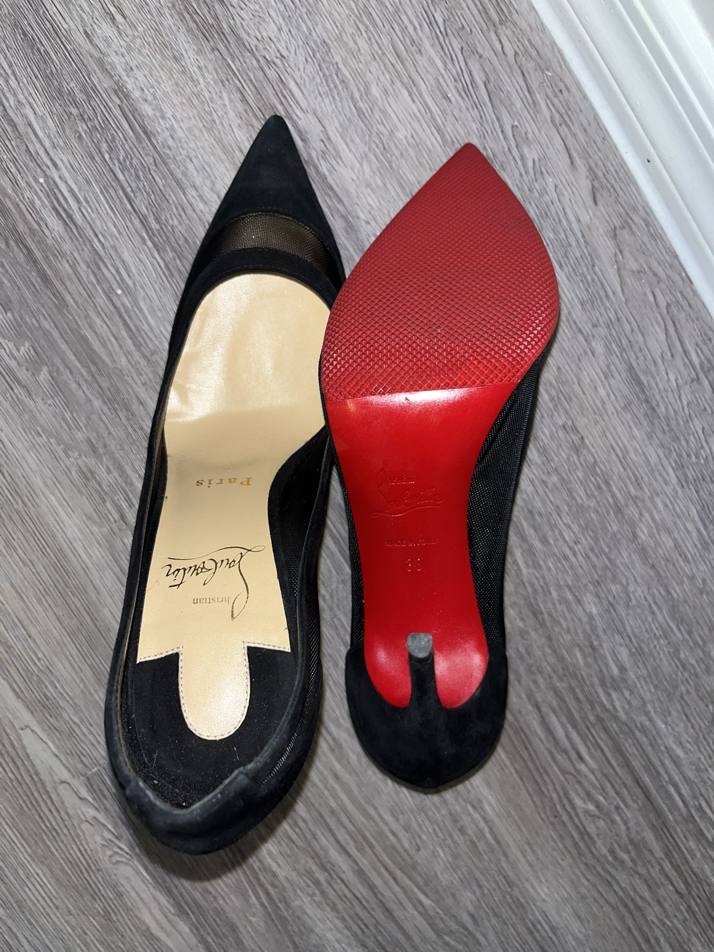 Christian Louboutin Mesh Heels