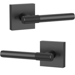 8 Pack Black Dummy Door Handles