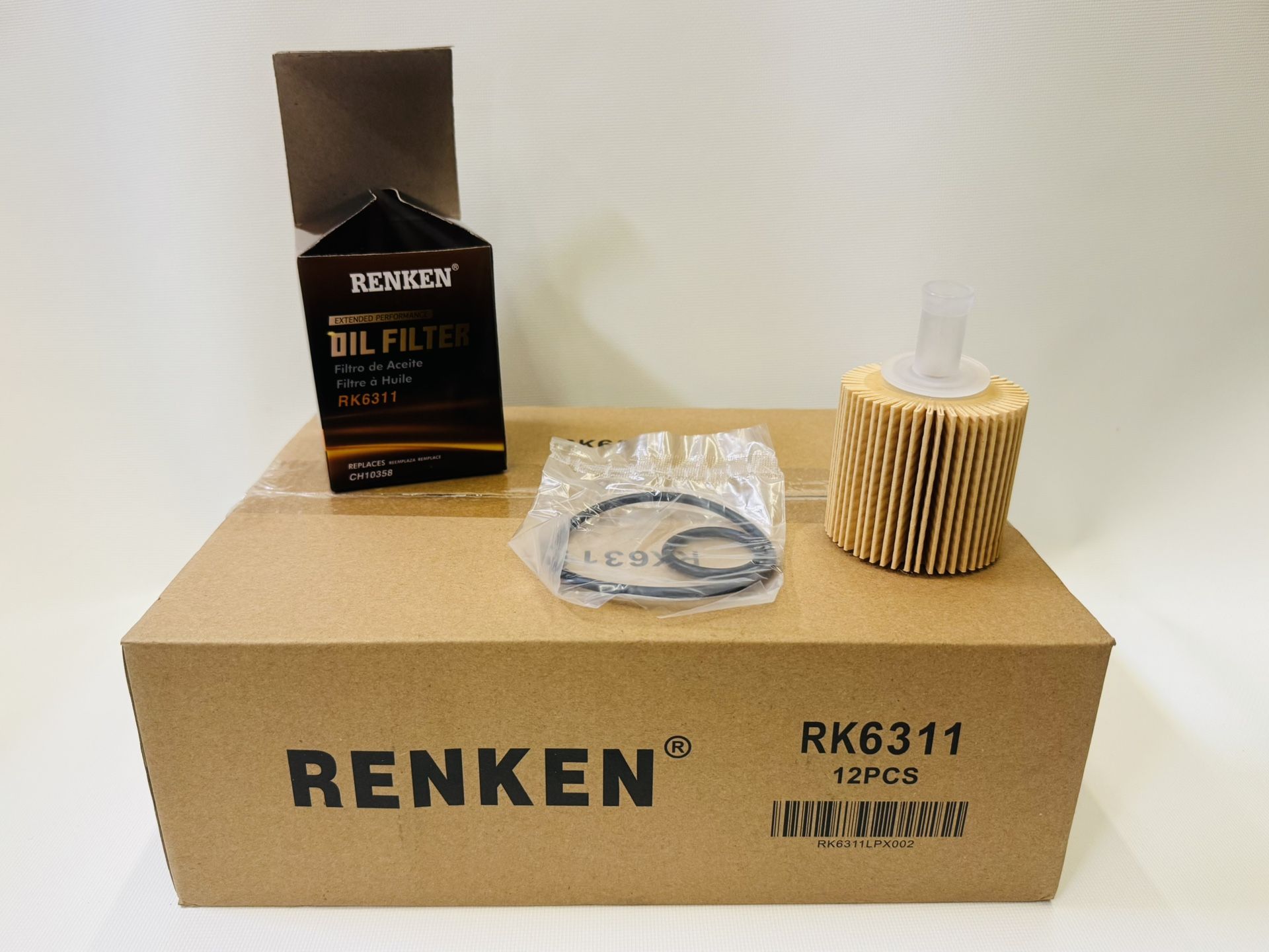 Renken Engine Oil Filter 6311 Case Of 12 For Prius Corolla Lexus