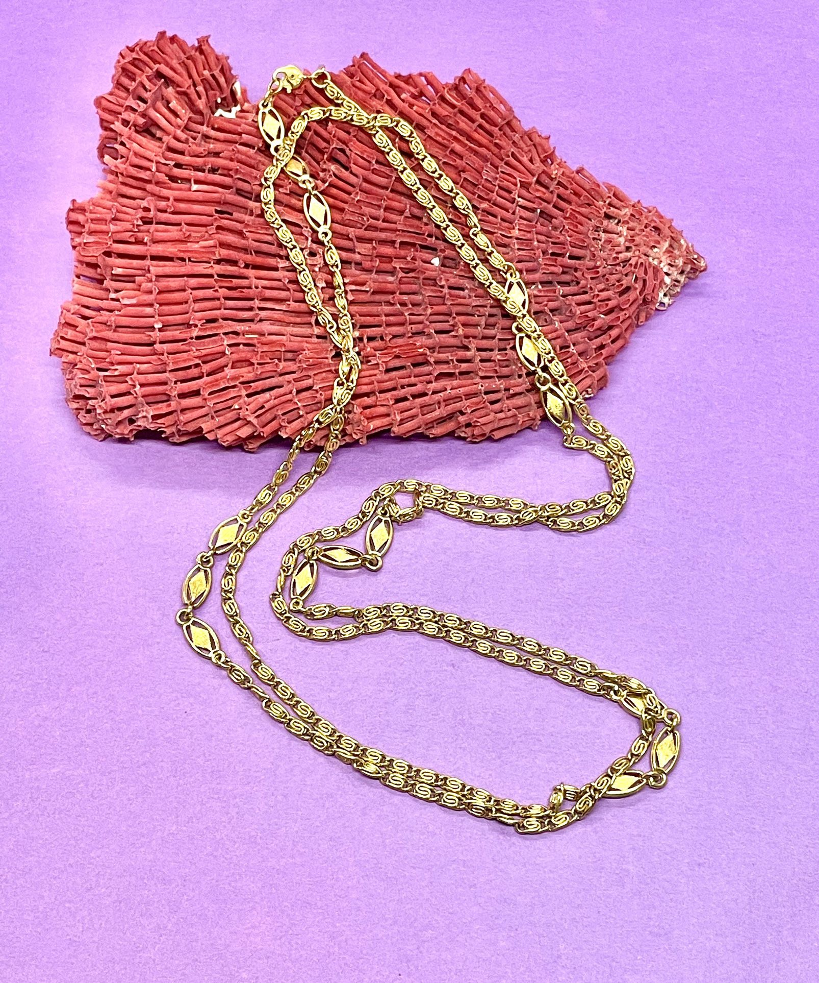 Long Vintage Monet Necklace