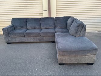 Charcoal Gray Sectional Couch