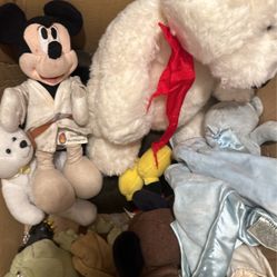 Box Of Stuffed Animals 
