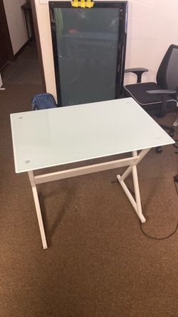 For Sale Home Office Glass Top Desk