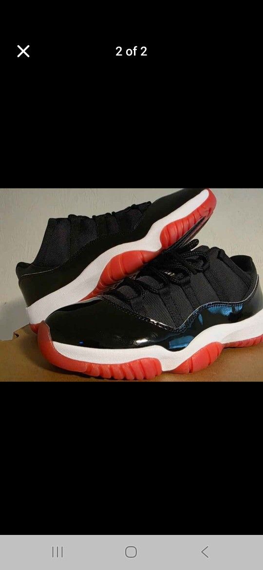 Jordan 11 Low Bred Size 11.5 Brand New