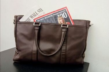 COACH Lexington F70916 Brown Leather Briefcase