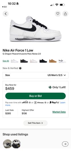Air Force One paranoise size 12/5
