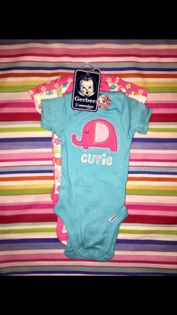 Gerber Onesie T Shirts New born