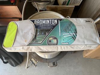 New Franklin Sports Badminton Set packed in its carry bag