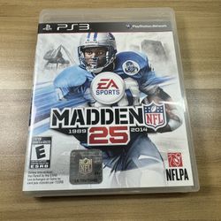 PS3 Madden 25