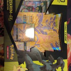 Pikachu And Zekrom Tag Team Gx box 