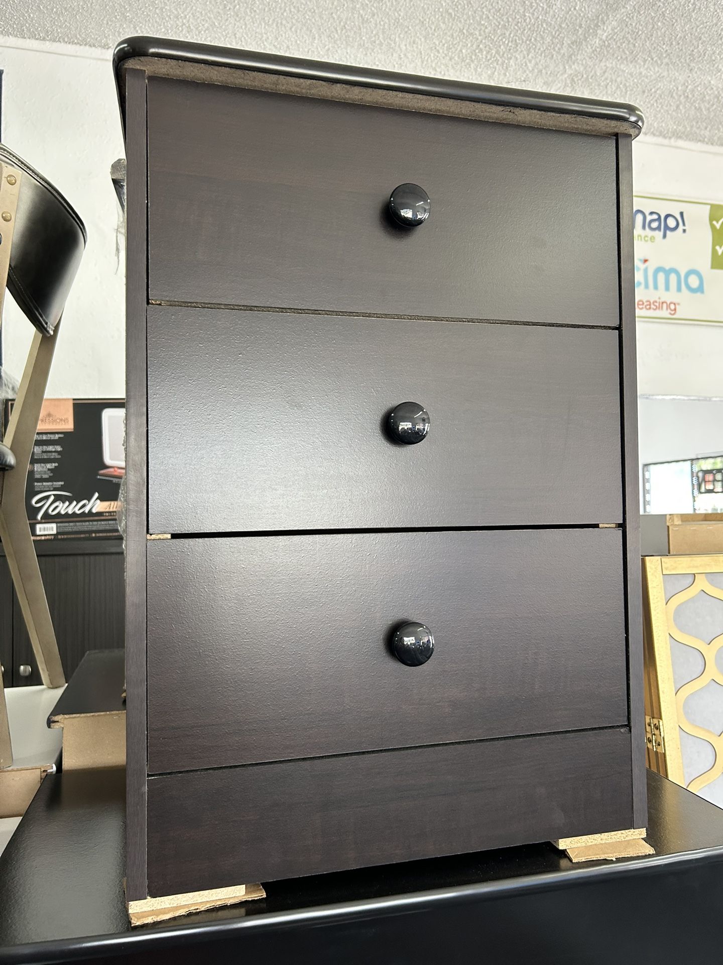 3 Drawers Nightstands Available In Different Colors