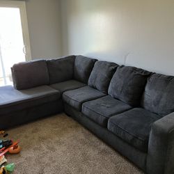 Gray Sectional 