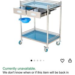 Serving Trolley with Drawers