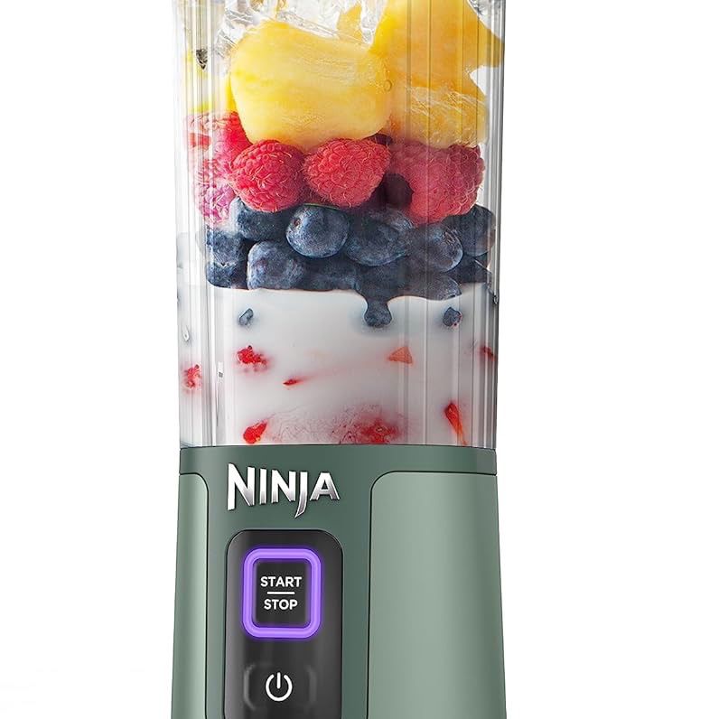 Ninja Blast 16 oz Rechargeable Portable Blender Easy Sip Spout Cranberry  Red NEW