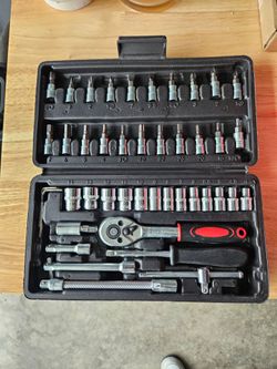 46pc socket wrench set ¼ inch