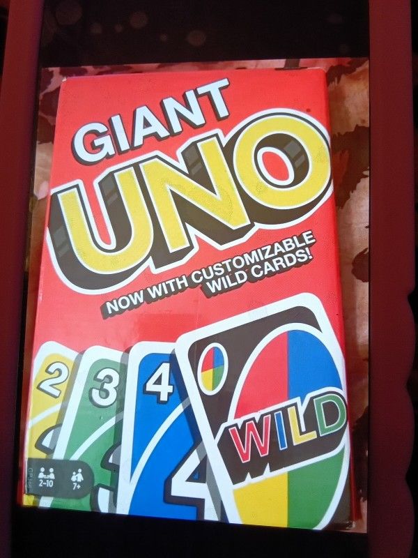 Giant Uno Cards 