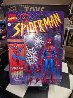 Retro Carded Spiderman (Cel Shaded)