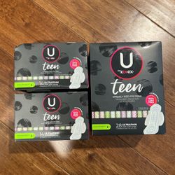 Kotex Teen Pads With Wings, Extra Absorbency 