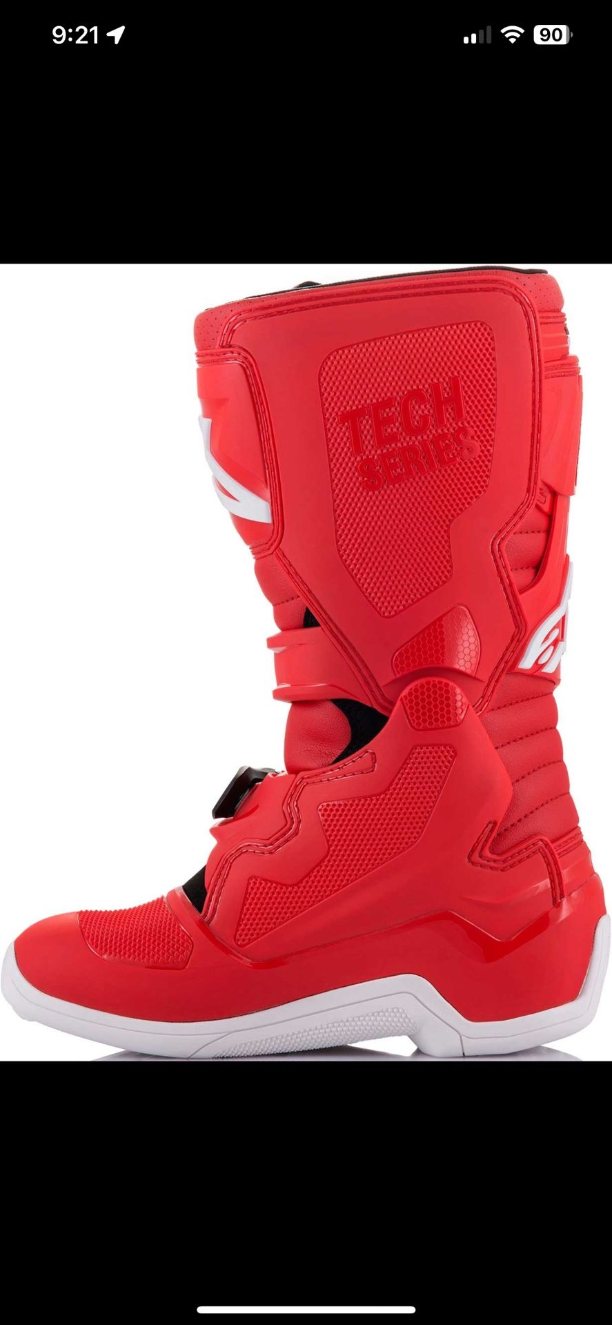 Alpinestar Kids Youth Tech 7s Riding Boots Size ATV Motorcycle