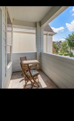 Outdoor table and chair