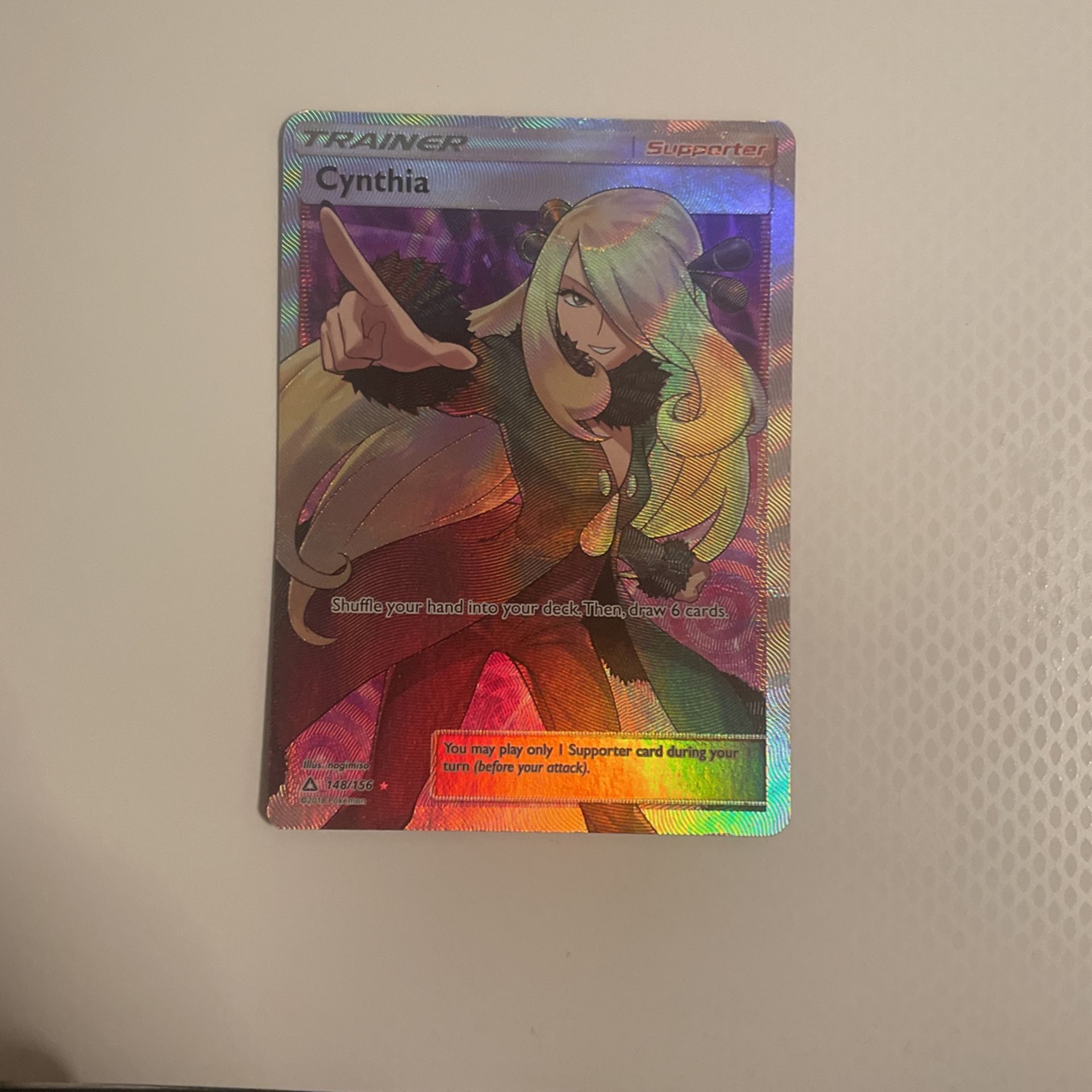 Cynthia Full Art Pokémon Card