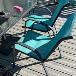 Free- 4 Chairs, One Double Chair , Table, 2 Rocking Chairs 