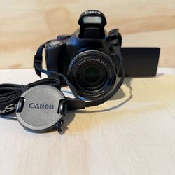 Canon Powershot SX40 HS 12.1MP Digital Camera WORKS GREAT w/Bat-SDCard-Char Read