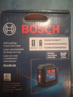 Bosch GLL50-20 Self-Leveling Cross-Line Laser