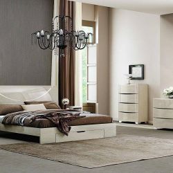 Modern Bed and Bed Set Available! 