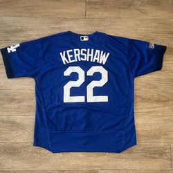 Clayton Kershaw #22 Los Angeles Dodgers City Connect Royal Jersey Blue