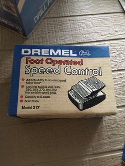DREMEL MODEL 217 FOOT OPERATED SPEED CONTROL BRAND NEW OLD STOCK