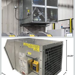 Captive-Aire wall propeller direct drive fan