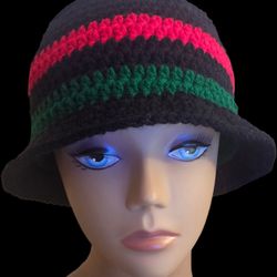 Handmade Crochet Bucket Hat 