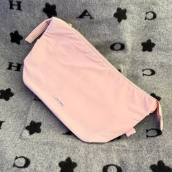 Lancome pink cosmetic bag large size