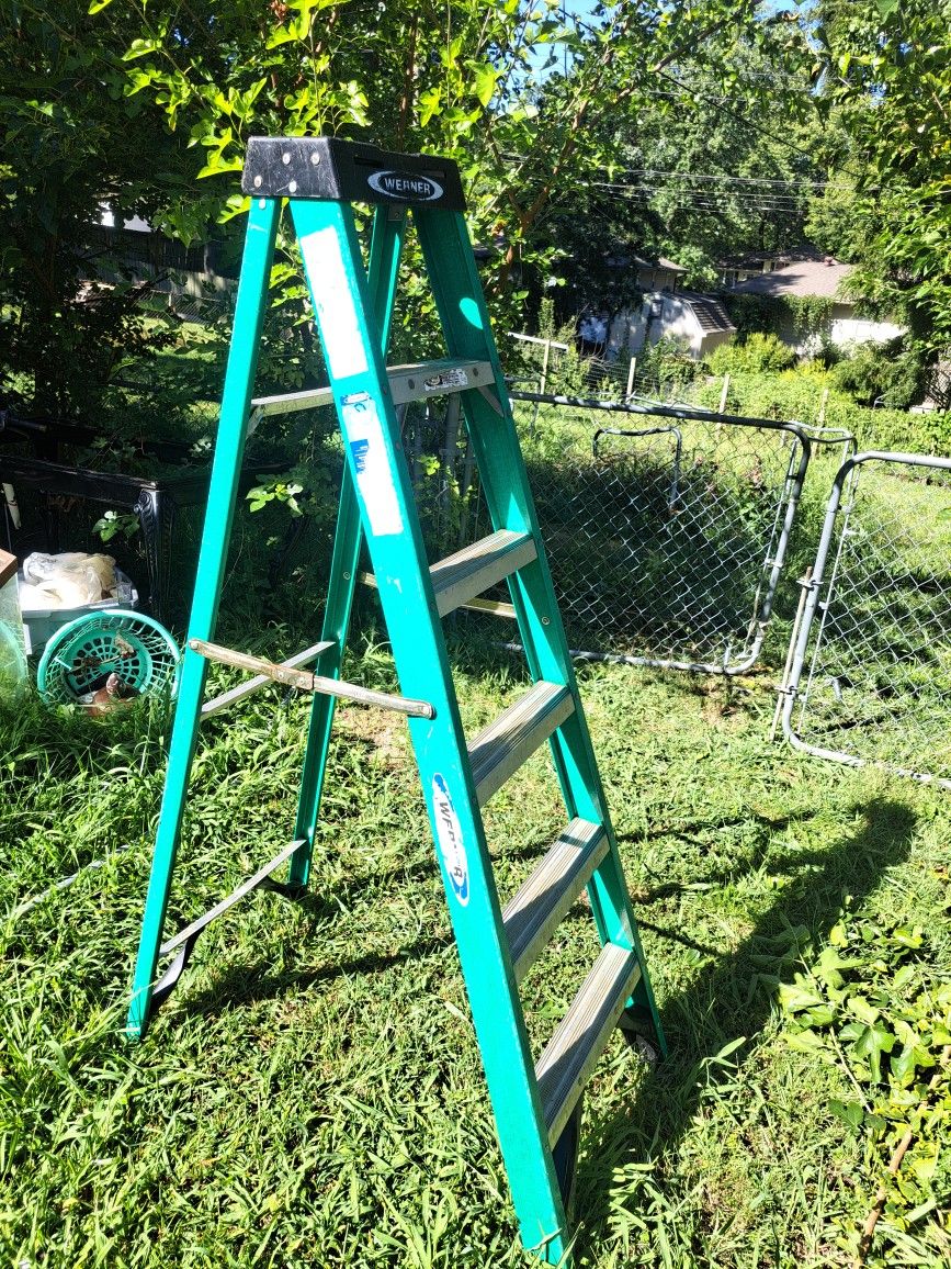 6ft Werner Fiberglass Stepladder
