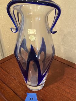 Crystal Egermann Vase